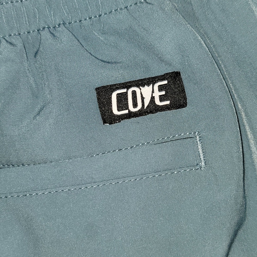 Cove USA Mens 2XL Slate Blue Gray Recycled Stretch Active Joggers Zipper Pockets - Picture 6 of 10